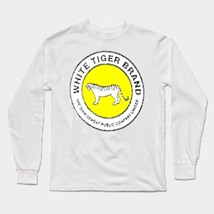 White Tiger - Yellow Long Sleeve T-Shirt